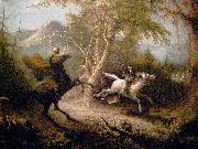 John Quidor The Headless Horseman Pursuing Ichabod Crane oil painting